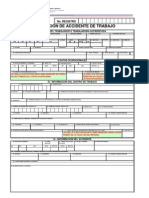 Planilla de Declaracion de Accidente e Trabajo