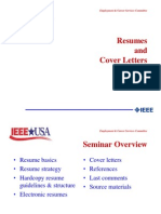 Resumes and Cover Letters: Employment & Career Services Committee