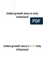 Indian Growth Story Is Only Urbanised