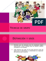 Técnicas de Grupo