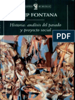 Josep Fontana - Historia, Análisis El Pasado y Proyecto Social