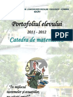 Portofoliul Elevului - Matematica