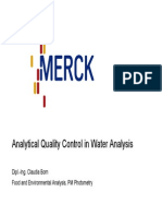 Analytical Quality Control 2007