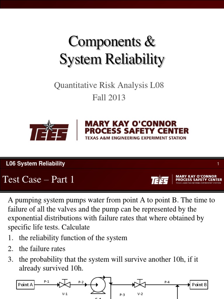 System Reliability Analysis and Testing | PDF | Home & Garden ...