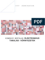 Komenczi Bertalan - Elektronikus Tanulasi Kornyezetek
