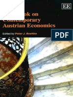 Handbook On Contemporany Austrian Economics - Peter J. Boettke