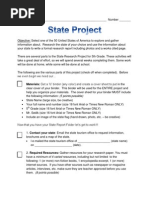 State Project Instructions