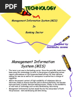 Management Information System (MIS) in Banking Sector