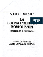 Gene Sharp - La Lucha Política No Vieolenta Criterios y Metodos (Artículo)