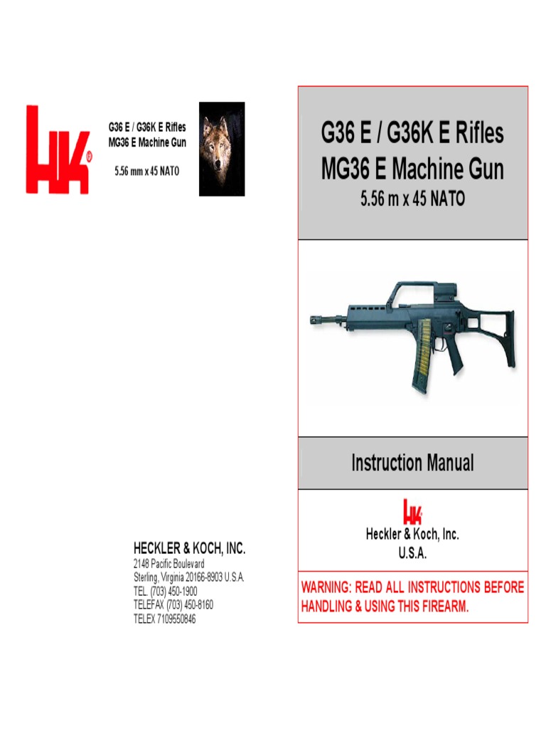 g36 watch instructions