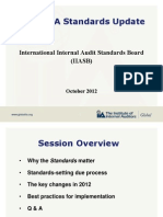 2012 IIA Standards Update