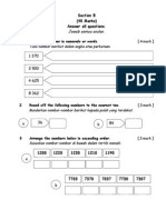 Math year 3 Section B