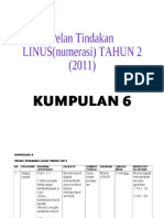 Pelan Tindakan Linus Numerasi Tahun 2 2011