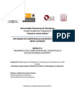 Evaluación Integral de Competencias en Ambientes Virtuales de Aprendizaje