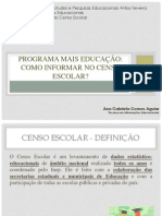 Censo Escolar e o Programa Mais Educação_Ana Gabriela