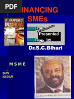 Financing Smes: Dr.S.C.Bihari