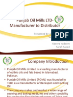 Punjab Oil Mills LTD - Manufacturer To Distributor