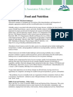 Food and Nut Riton Policy Paper