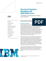 White Paper Structural Equation Modeling With IBM SPSS Amos