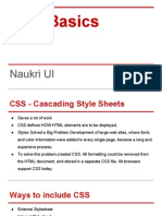 CSS Basics: Naukri UI