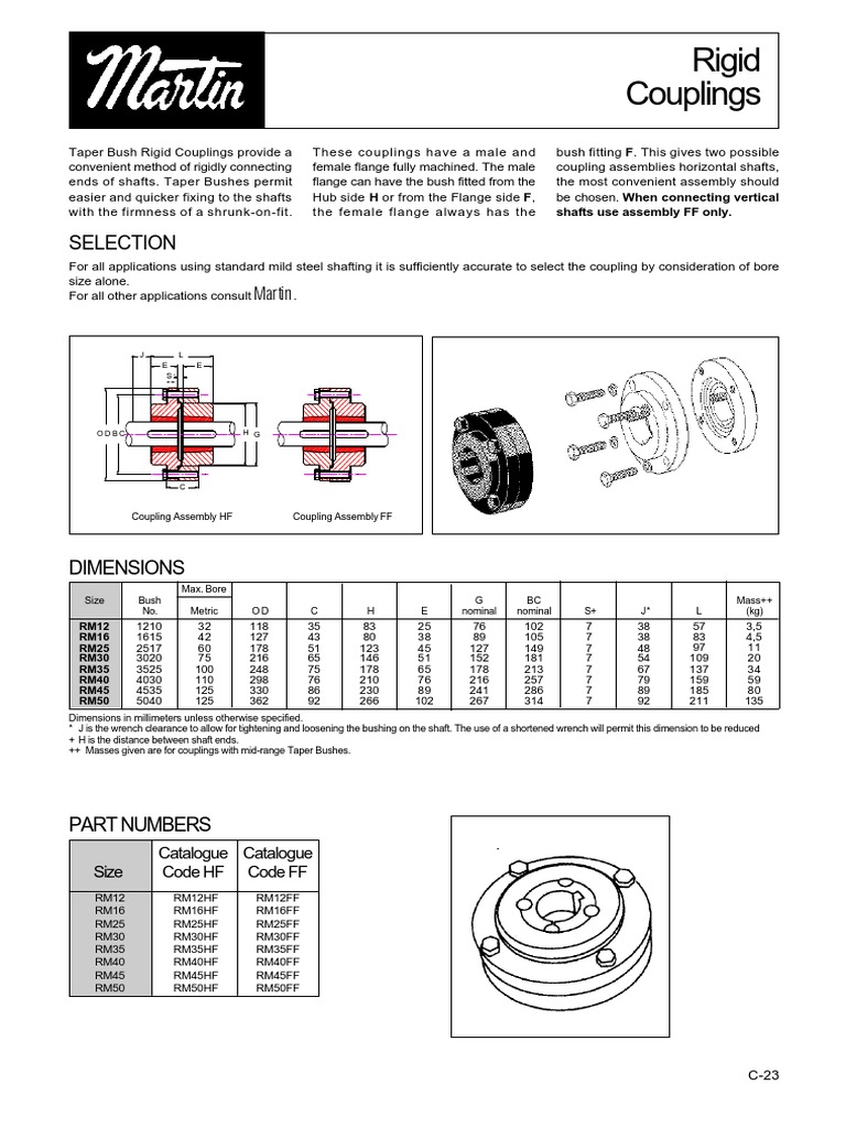 Rigid Coupling Catalogue PDF