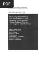 Measuring The Permittivity and Permeability of Lossy Materials NIST Book