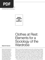 Download Clothes at Rest Elements for a Sociology of the Wardrobe Saulo B Cwerner by roroism SN22558627 doc pdf
