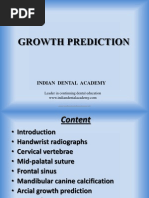 Growth Predictions / orthodontic courses by Indian dental academy 	