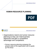 Human Resource Planning: Amity Business School