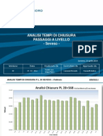 Medie chiusure passaggi a livello di Seveso Febbraio 2014