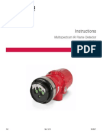 Multispectrum IR Flame Detector X3301 Detronics Manual
