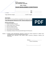 Soal Perencanaan Manajemen Konstruksi