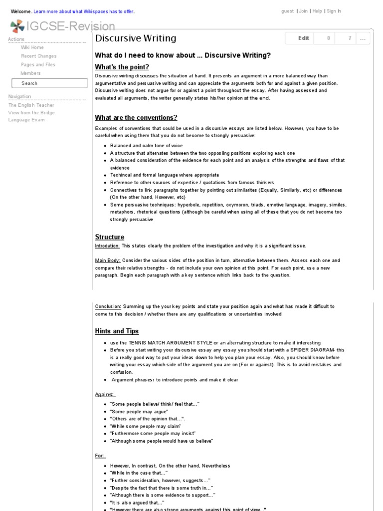 Discursive essay conclusion example image