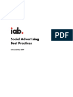 Document on Best Practices in Social Advertising