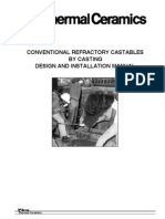 185895145 Conventional Refractory Castables by Casting