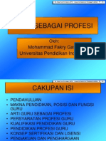 GURU Sebagai Profesi