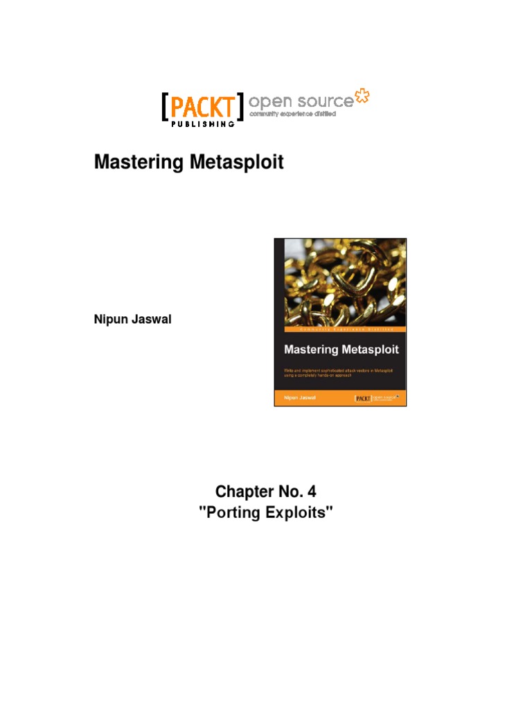 Mastering Metasploit: Porting Exploits | PDF | Penetration Test ...