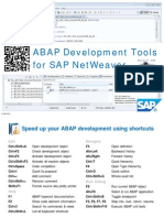 ABAP Development Tools Tutorials - Quick Reference Card