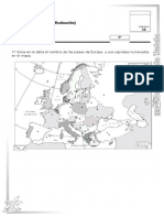 Examen Mapa de Europa Política