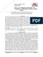 Use of Efficient and Affordable Technologies in Checkmating The Existence of Hazardous Waste in Ilorin, Nigeria