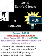 5 Bellwork - Earths Climate