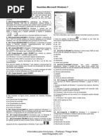 Questões - Windows 7