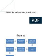 Pathogenesis and causes of neck lumps