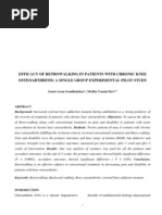 Download Efficacy of Retrowalking in Patients With Chronic Knee Osteoarthritis a Single Group Experimental Pilot Study Gauri Arun Gondhalekar Medha Vasant Deo Srji Vol 3 Issue 2 Year 2014 by Dr Krishna N Sharma SN225615443 doc pdf
