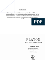 La République de Platon