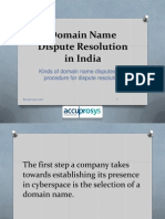 IP Domain Name Dispute