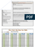 Excel Sales Tax Table Instruction
