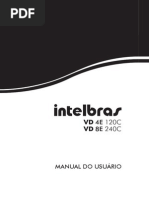 Manual DVr Intelbras VD 4E 120C