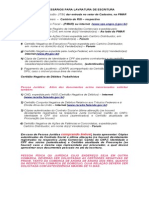 Documentos Para Escritura-pessoa Fisica e Juridica