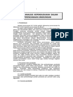 Model Analisis Kependudukan Dalam Perencanaan Lingkungan